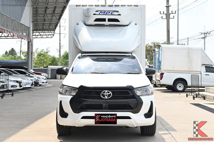 Toyota Hilux Revo 2021 2.4 Entry Pickup ดีเซล ไม่ติดแก๊ส เกียร์ธรรมดา ขาว รูปที่ 2