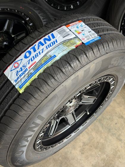 ใหม่ยกชุด ขอบ17” 6รู139.7 กว้าง9” ET0 ยาง 245 70 R17 Otani SA1000 ปี25 รูปที่ 6