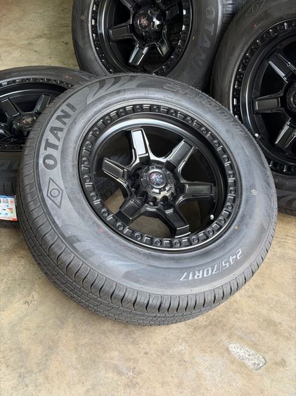 ใหม่ยกชุด ขอบ17” 6รู139.7 กว้าง9” ET0 ยาง 245 70 R17 Otani SA1000 ปี25 รูปที่ 2