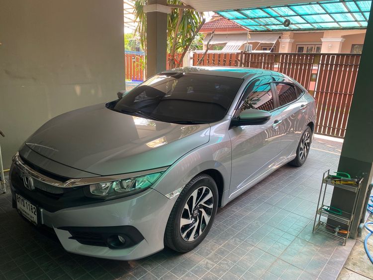 Honda Civic 2018 1.8 E i-VTEC Sedan เบนซิน เกียร์อัตโนมัติ เบจ รูปที่ 3