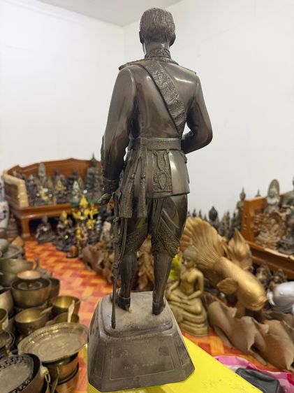 รูปหล่อรัชกาลที่5สูง21นิ้วหนักกว่า7กก รูปที่ 2