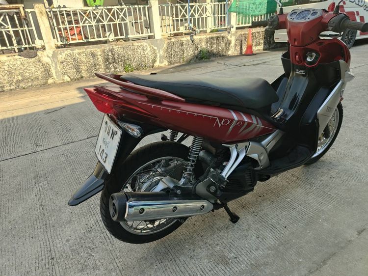 🛵ยังไงก็ขาย NOUVO-Elegance ปี 51 เครื่องดี สีสวย สตาร์ทมือ เล่มชุดโอนครบ+เปลี่ยนถ่ายน้ำมันเครื่องฟรี ส่งฟร30กิโล รูปที่ 7