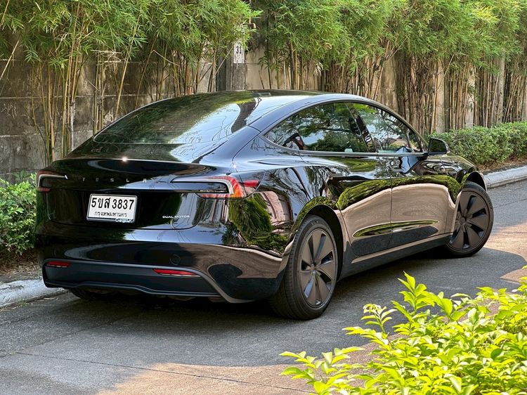 Tesla Model-3 2024 Long Range 4WD Sedan ไฟฟ้า ไม่ติดแก๊ส เกียร์อัตโนมัติ ดำ รูปที่ 2
