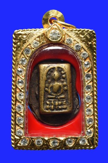 พระวัดระฆัง หลังฆ้อน พิมพ์หล่อโบราณเป็นก้อน ไม่ตัดปีกและตกแต่ง หลังมีรอยจารอักขระของพุทธโฆษาจารย์ แห่งวัดระฆัง สร้างพิเศษ หนึ่งเดียวองค์นี้ รูปที่ 8