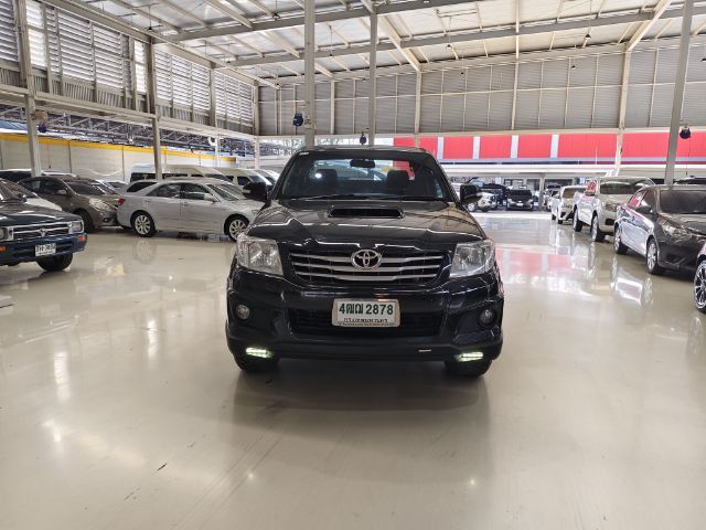 Toyota Hilux Vigo Champ 2013 Smart Cab 2.5 E TRD Sportivo Pickup ดีเซล ไม่ติดแก๊ส เกียร์ธรรมดา ดำ รูปที่ 3