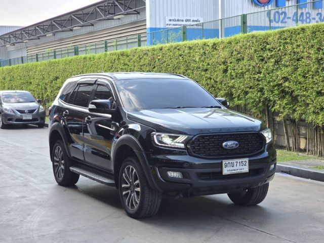 Ford Everest 2019 2.0 Titanium Utility-car ดีเซล ไม่ติดแก๊ส เกียร์อัตโนมัติ ดำ รูปที่ 2
