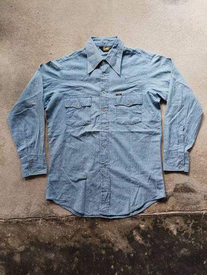 Lee chambray shirt usa. รูปที่ 3