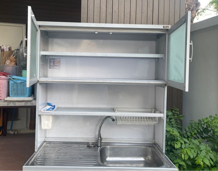 ตู้อลูมิเนียมพร้อมซิงค์ 1 หลุม รูปที่ 4