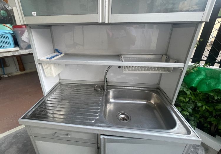 ตู้อลูมิเนียมพร้อมซิงค์ 1 หลุม รูปที่ 2