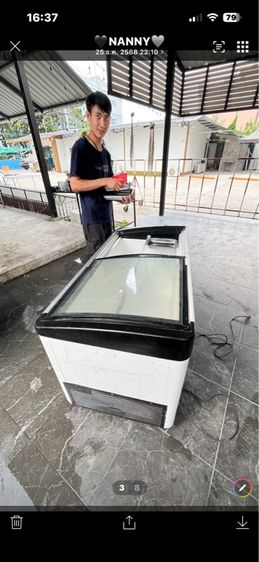 ตู้ตู้เย็นแช่แข็งสำหรับแช่หมูเนื้อขายหมูจุ่มเนื้อจุ่มหมูกระทะได้ค่ะ รูปที่ 2