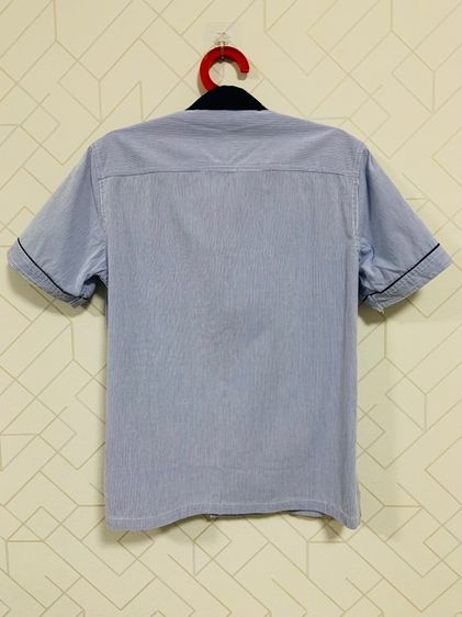 เสื้อเชิ้ต BEN DAVIS แท้ 💯 size L ขนาดอก 21.5 ยาว 27.5 นิ้ว สภาพดีมาก ทรงสวย รายละเอียดดี เนื้อผ้าใส่สบายมาก หายากน่าสะสมครับ รูปที่ 6