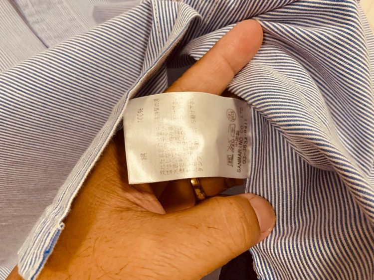 เสื้อเชิ้ต BEN DAVIS แท้ 💯 size L ขนาดอก 21.5 ยาว 27.5 นิ้ว สภาพดีมาก ทรงสวย รายละเอียดดี เนื้อผ้าใส่สบายมาก หายากน่าสะสมครับ รูปที่ 9