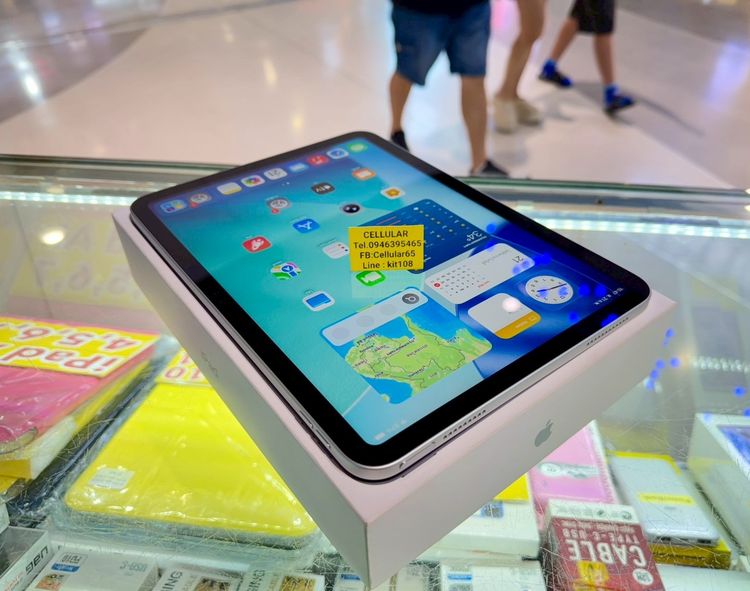 iPad Gen11 WiFi 128GB Silver ประกันศูนย์5เดือนกว่า Batt100 ครบกล่อง รูปที่ 3