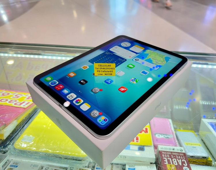 iPad Gen11 WiFi 128GB Silver ประกันศูนย์5เดือนกว่า Batt100 ครบกล่อง รูปที่ 4