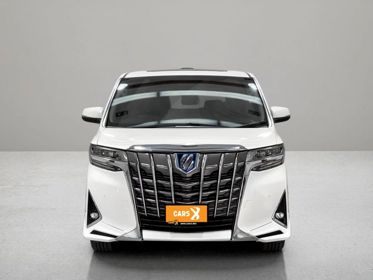 Toyota Alphard 2019 2.5 HV 4WD Sedan ไฮบริด ไม่ติดแก๊ส เกียร์อัตโนมัติ ขาว รูปที่ 2
