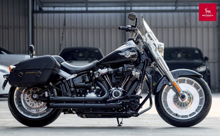 Harley Fatboy114 Stage1. ปี2021 มือเดียว วิ่ง7,000Mi. แต่งสองแสน รูปที่ 3