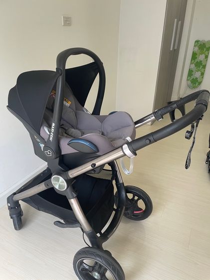  รถเข็นเด็ก mamas papas Ocarro Signature BLACK Edition พร้อมกับตะกร้าเด็กแรกเกิด maxi cos รูปที่ 7