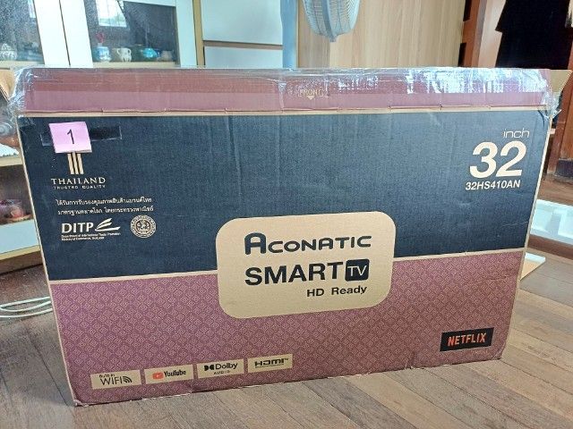ด่วน SMART TV ยี่ห้อ ACONATIC 32 นิ้ว จับฉลากได้ มือหนึ่ง ราคาต่อรองได้ รูปที่ 3