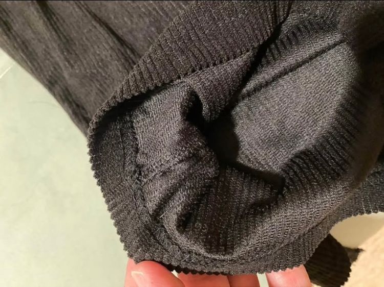 กางเกงลูกฟูกสีดำ เอว 30-33 รูปที่ 4