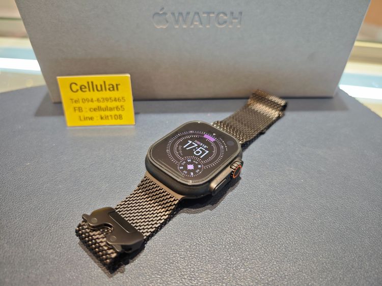Apple Watch Ultra3 สายTitanium Milanese สภาพสวยมาก ประกันศูนย์ไทย7เดือนกว่า รูปที่ 3