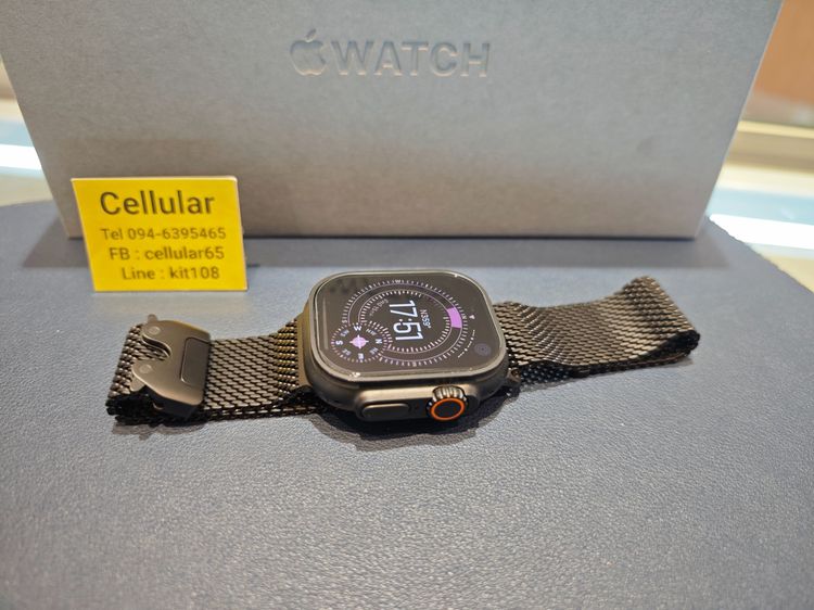 Apple Watch Ultra3 สายTitanium Milanese สภาพสวยมาก ประกันศูนย์ไทย7เดือนกว่า รูปที่ 2