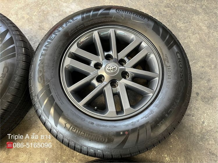 ✨ล้อแม็ก✨Toyota Fortuner BMC ขอบ 17 สีเทาดำ พร้อมยางป้ายแดง 265-65-17 Continental💥ปี 25💥 รูปที่ 5