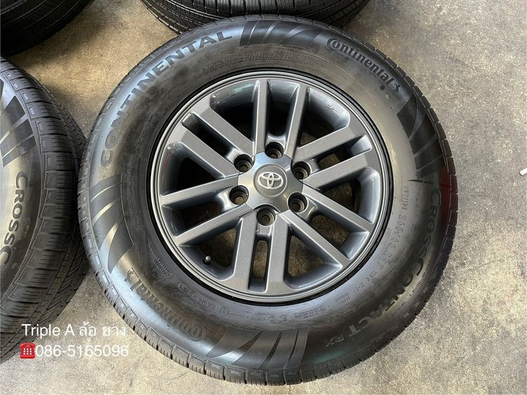 ✨ล้อแม็ก✨Toyota Fortuner BMC ขอบ 17 สีเทาดำ พร้อมยางป้ายแดง 265-65-17 Continental💥ปี 25💥 รูปที่ 3
