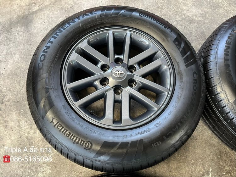 ✨ล้อแม็ก✨Toyota Fortuner BMC ขอบ 17 สีเทาดำ พร้อมยางป้ายแดง 265-65-17 Continental💥ปี 25💥 รูปที่ 4