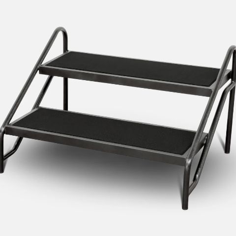 โครงเวทีพับได้แบบเคลื่อนที่เเละบันได สำหรับงานแสดงสินค้า งานจัดเลี้ยง ฯลฯ รูปที่ 3