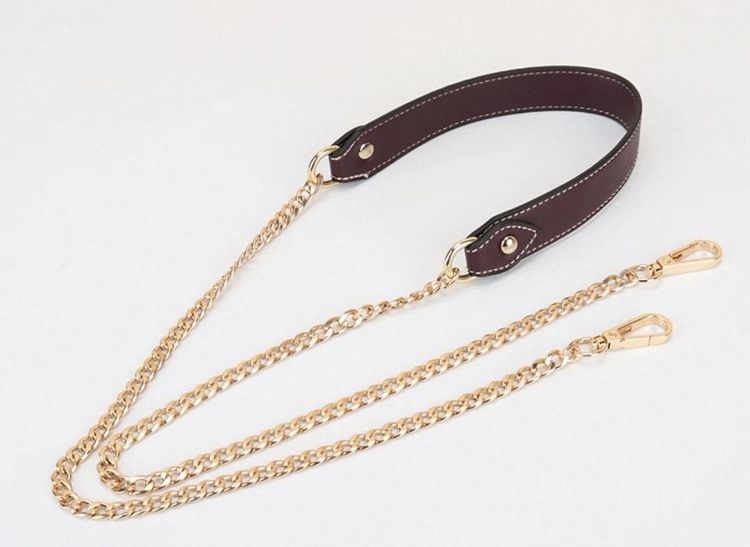 กระเป๋าสะพายข้างลายหมีสีขาวสายโซ่BA0121 รูปที่ 5