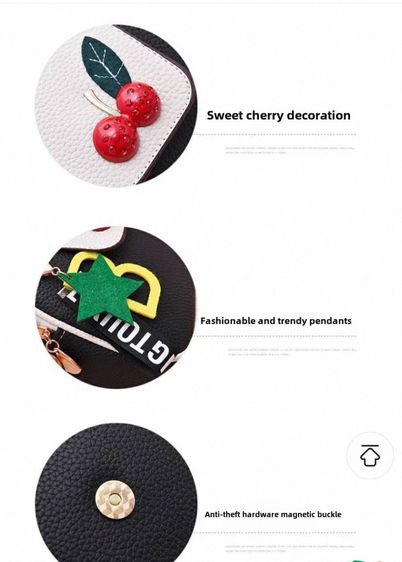 กระเป๋าสะพายข้างสีขาวBA0116 รูปที่ 7