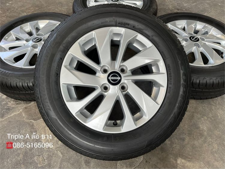 ✨ล้อแม็กพร้อมยางใหม่ป้ายแดง✨Nissan Almera รุ่นใหม่ ขอบ 15💖สวยกริ๊บ💖 รูปที่ 2