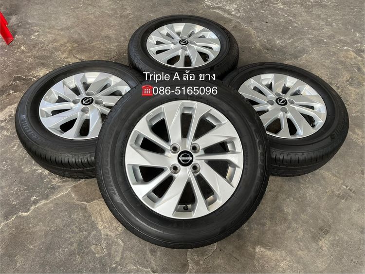 Enkai อะลูมิเนียมอัลลอย 15" ✨ล้อแม็กพร้อมยางใหม่ป้ายแดง✨Nissan Almera รุ่นใหม่ ขอบ 15💖สวยกริ๊บ💖