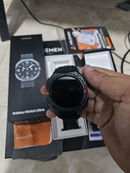galaxy watch ultra สีเงิน
