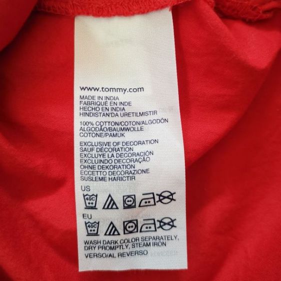 เสื้อเชิ๊ตแบรนด์​ TOMMY​ มือ​ 2​ สภาพ​ใหม่​ รูปที่ 9