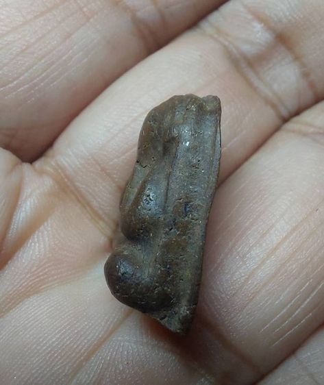 พระปิดตา หลังเรียบ แห้งเก่า เนื้อจัด  รูปที่ 4