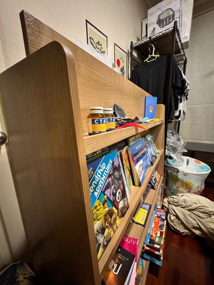 ขายชั้นหนังสือ ไม้แท้ รูปที่ 2