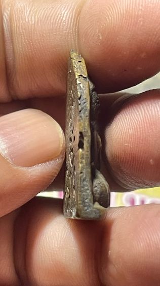 พระพุทธหล่อโบราณหลังยันต์ตามรูปไม่ทราบที่เนื้อโลหะทองเหลืองสวยเก่า รูปที่ 7