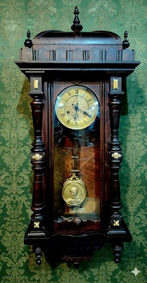 นาฬิกาเก่า นาฬิกาเยอรมันกระจังทรงโดม