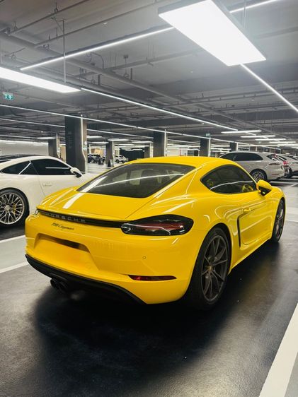 Porsche 718 2017 2.0 Cayman เบนซิน เกียร์อัตโนมัติ เหลือง รูปที่ 2