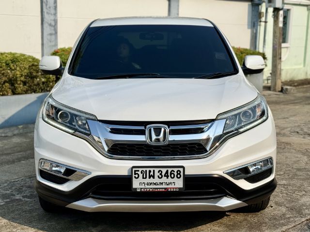 Honda CR-V 2015 2.0 E 4WD Utility-car เบนซิน ไม่ติดแก๊ส เกียร์อัตโนมัติ ขาว รูปที่ 4