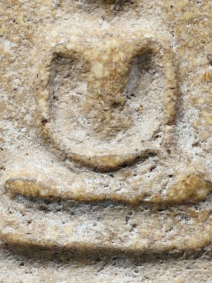 พระบ้าน พระสมเด็จวัดระฆัง พิมพ์ใหญ่ เนื้อเก่าจัด มีมวลสาร รูปที่ 2