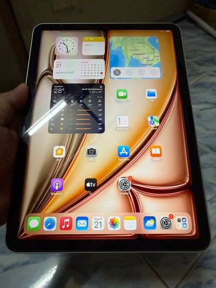 ขาย แลก เทิร์น IPad Air 6 M2 64gb Wifi เครื่องศูนย์ไทยแท้ สภาพสวยๆ การใช้งานปกติ พร้อมใช้งานเลยครับผม รูปที่ 13