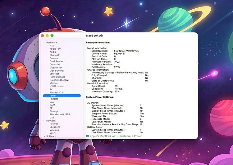 MacBook Air 13-inch M1,2020 Ram8GB SSD256GB SpaceGray รูปที่ 13