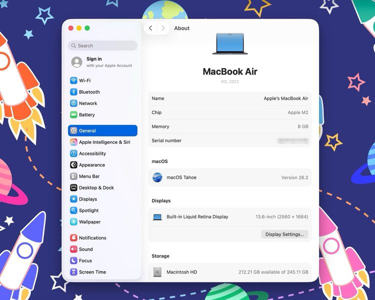 MacBook Air 13.6-inch M2 2022 Ram8GB SSD256GB Midnight รูปที่ 12