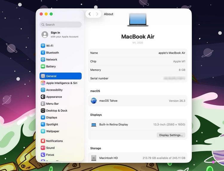 MacBook Air 13-inch M1,2020 Ram8GB SSD256GB SpaceGray รูปที่ 12