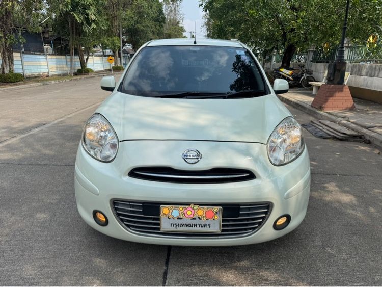 Nissan March 2013 1.2 VL Sedan เบนซิน เกียร์อัตโนมัติ ขาว รูปที่ 3