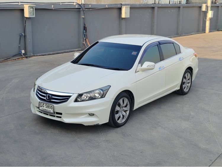 Honda Accord 2010 2.0 EL i-VTEC Sedan เบนซิน ไม่ติดแก๊ส เกียร์อัตโนมัติ ขาว รูปที่ 2