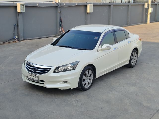 Honda Accord 2010 2.0 EL i-VTEC Sedan เบนซิน ไม่ติดแก๊ส เกียร์อัตโนมัติ ขาว รูปที่ 2