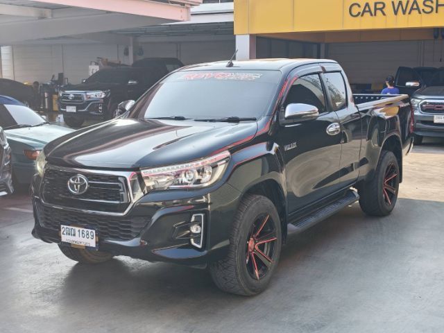 Toyota Hilux Revo 2017 2.4 E Prerunner Pickup ดีเซล ไม่ติดแก๊ส เกียร์ธรรมดา ดำ รูปที่ 3